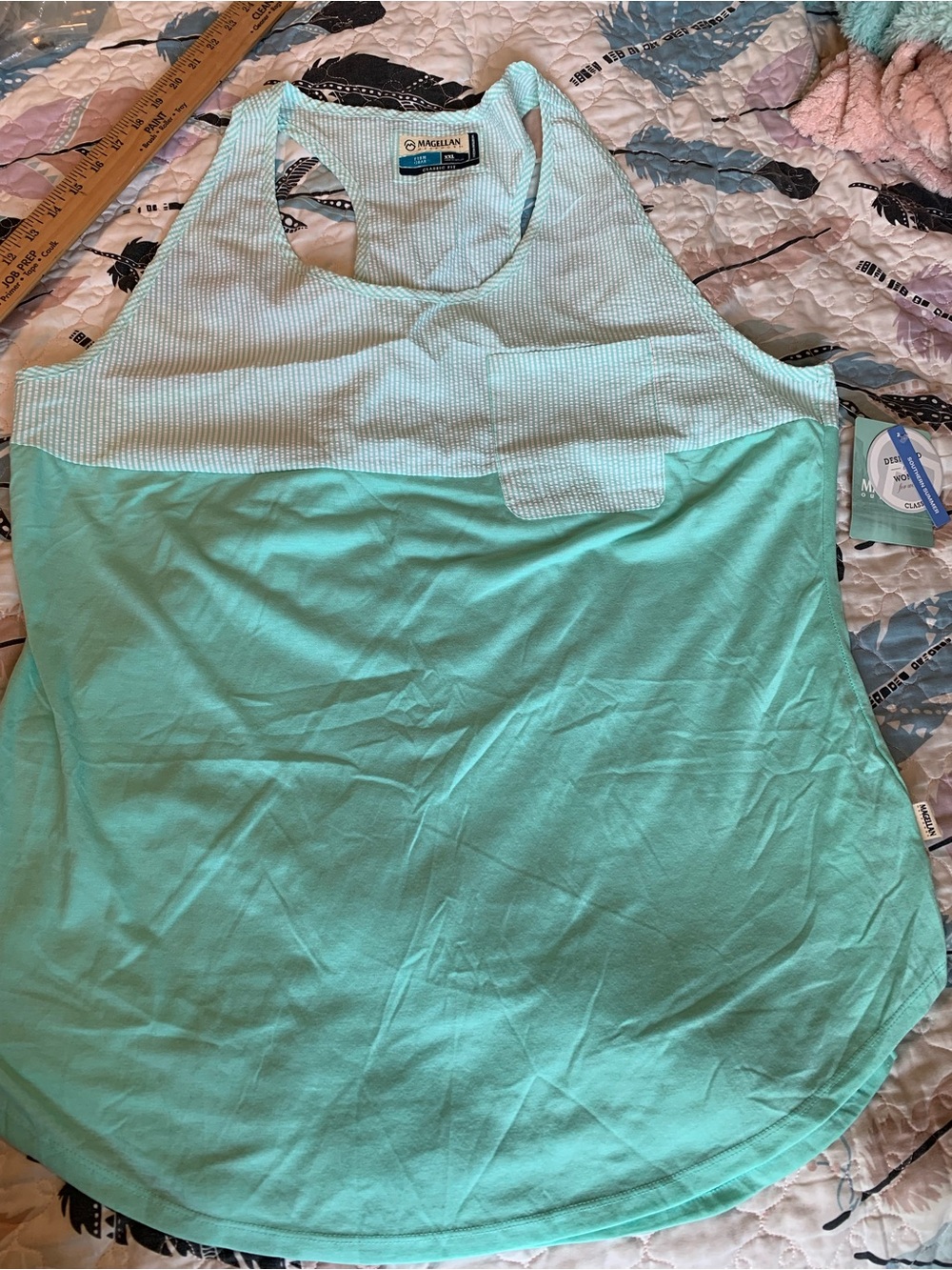 Womens’ Mint Green Active Racerback Tank Top